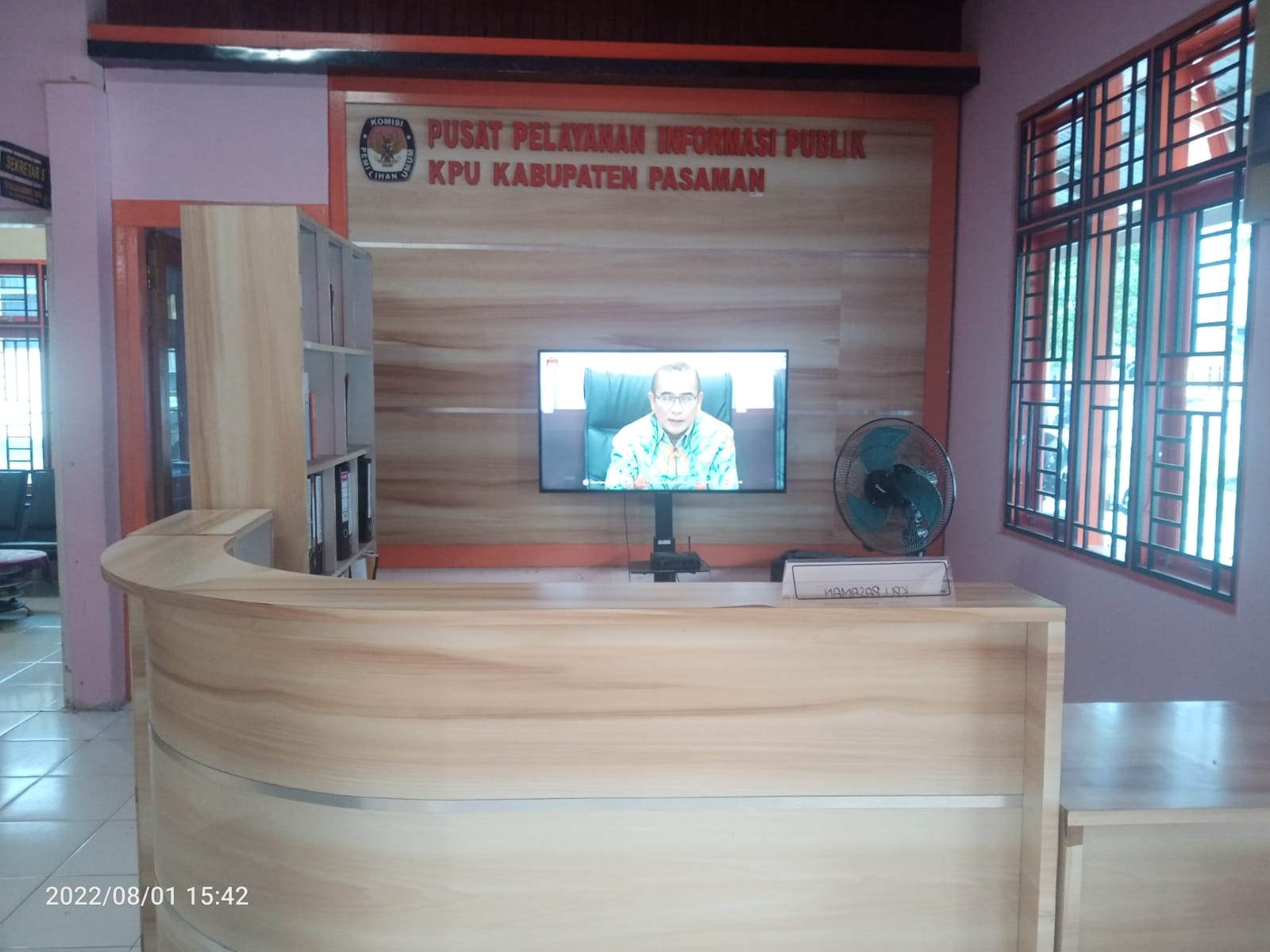 Ruangan PPID KPU Kabupaten Pasaman